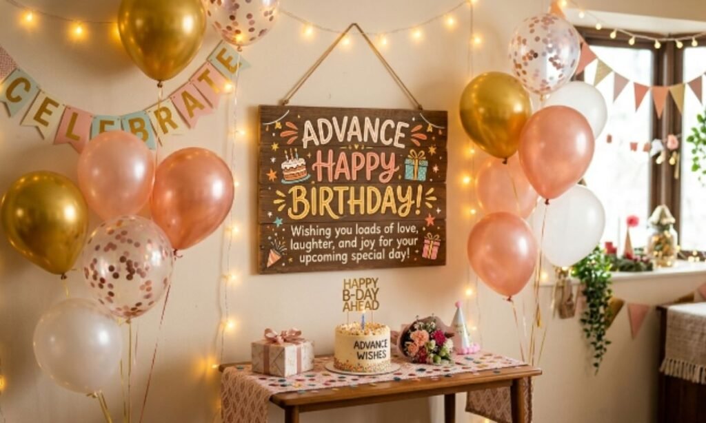 Advance Happy Birthday Wishes