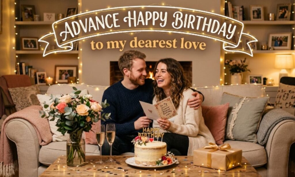 Advance Happy Birthday Wishes for Lover