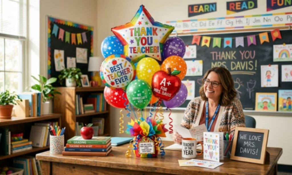 Balloon Bouquet Gifts for Teachers 