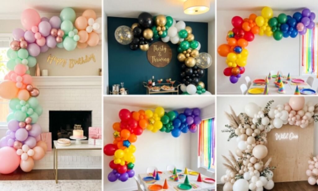 Balloon Garlands for Stunning Birthday Wall Decorations