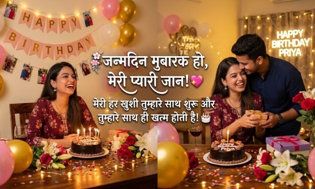 Birthday Wishes For Girlfriend in Hindi