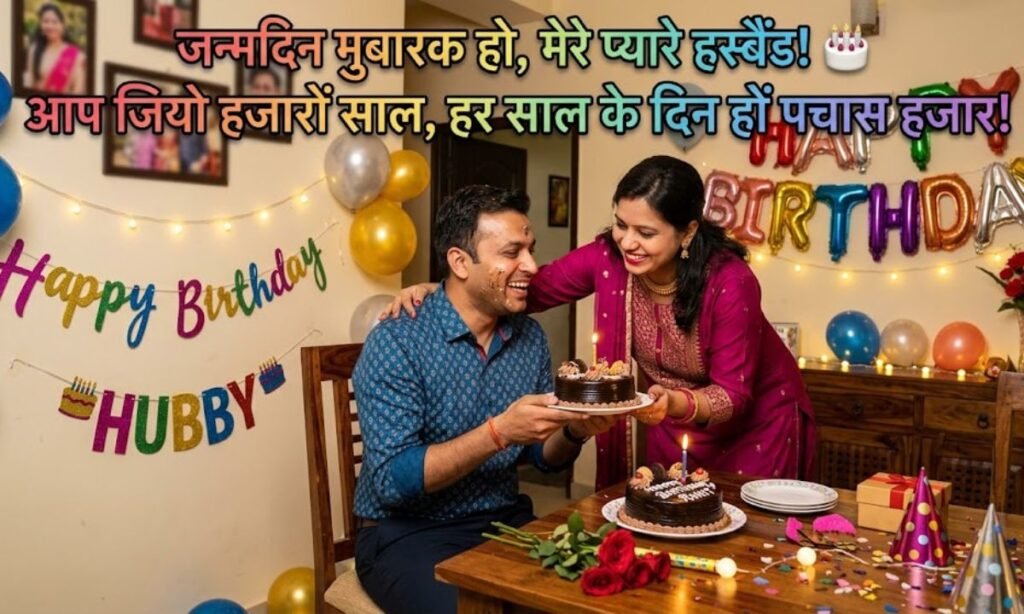 Birthday Wishes for Hubby in Hindi