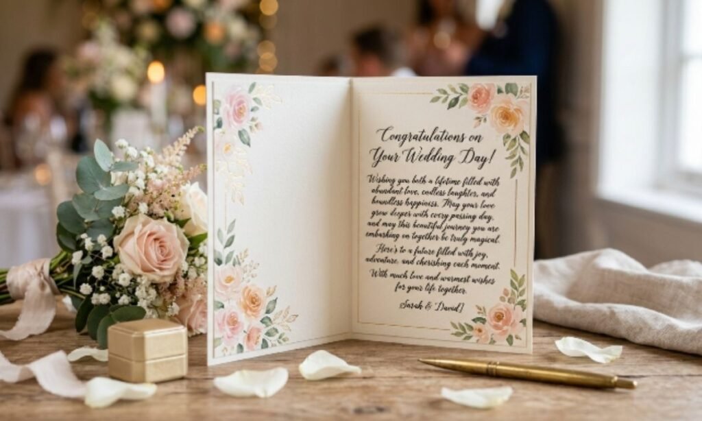 Card Wedding Wishes