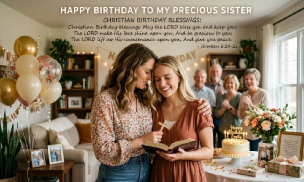 Christian Birthday Blessings for Your Sister