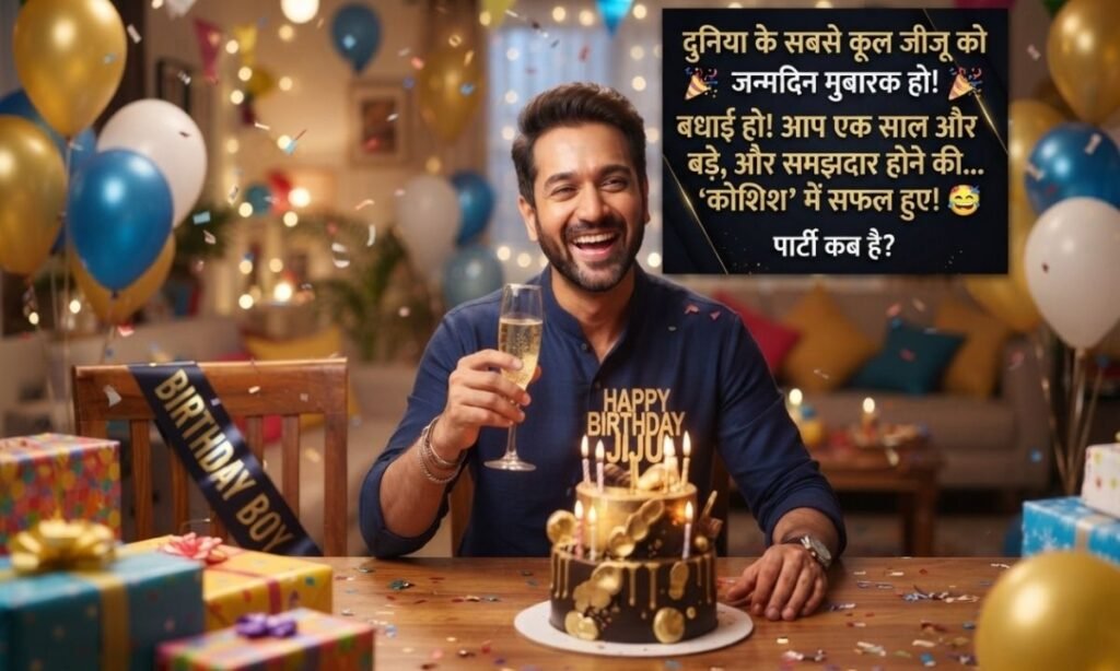 Funny Happy Birthday Wishes for jiju in Hindi