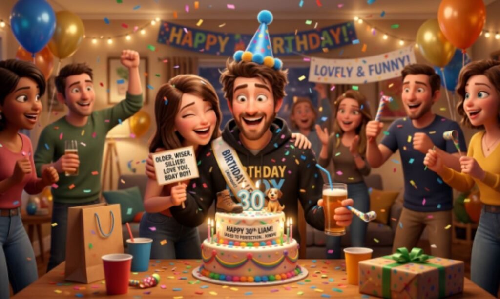 Funny and Lovely Birthday Wishes for Him