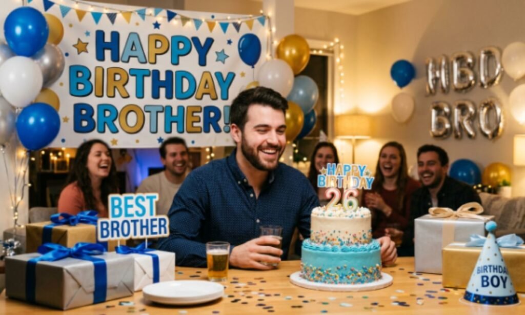 Happy Birthday Brother In English