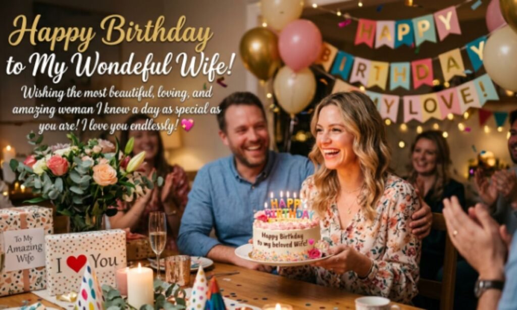 Happy Birthday For Wife In English