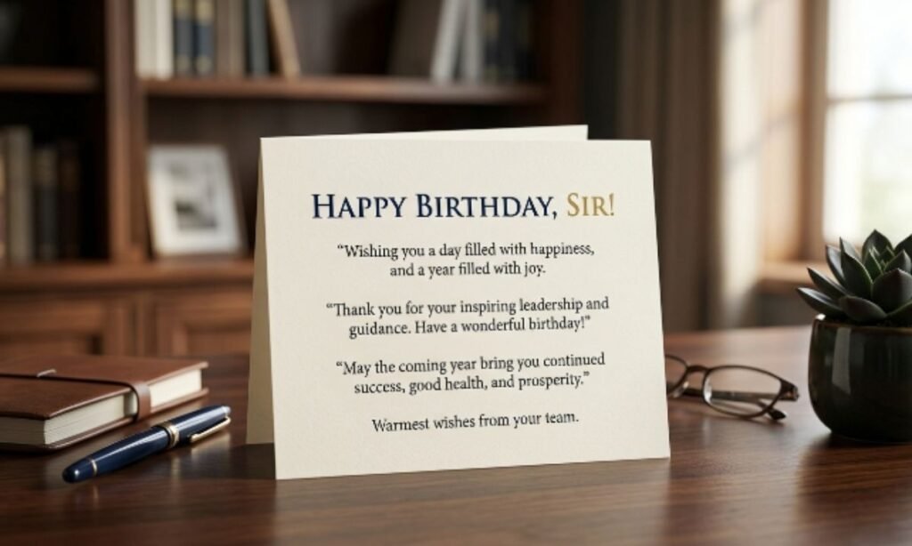 Happy Birthday Sir Wishes Quotes