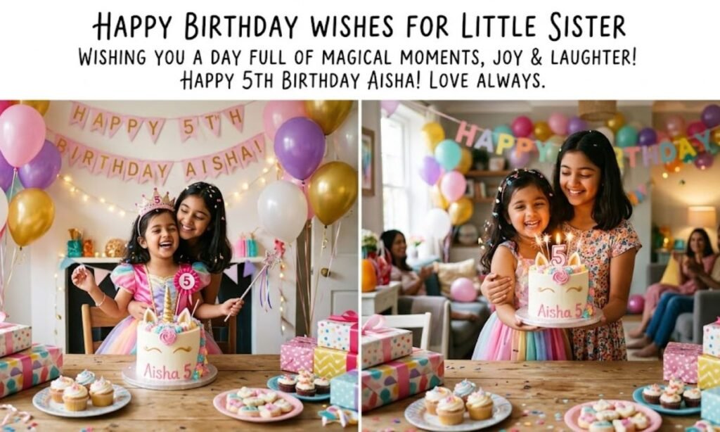 Happy Birthday Wishes For Little Sister