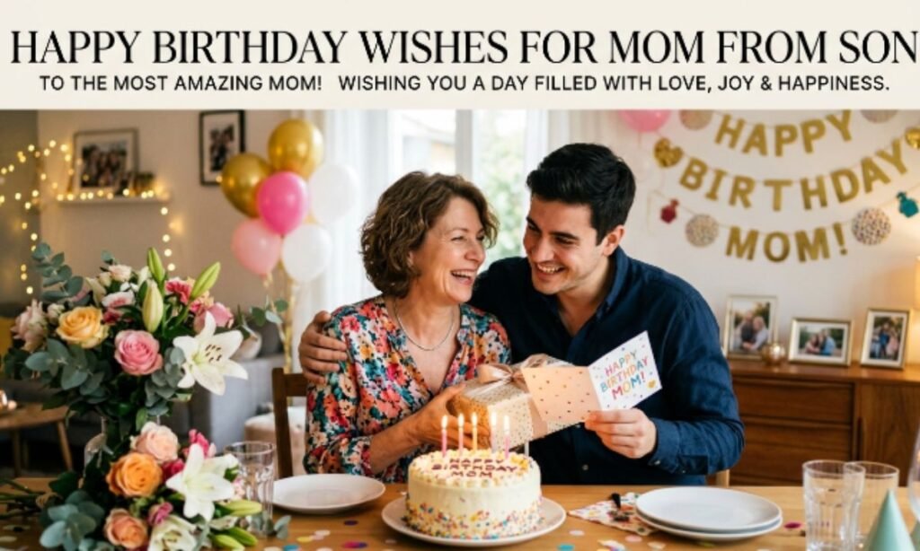 Happy Birthday Wishes For Mom From Son