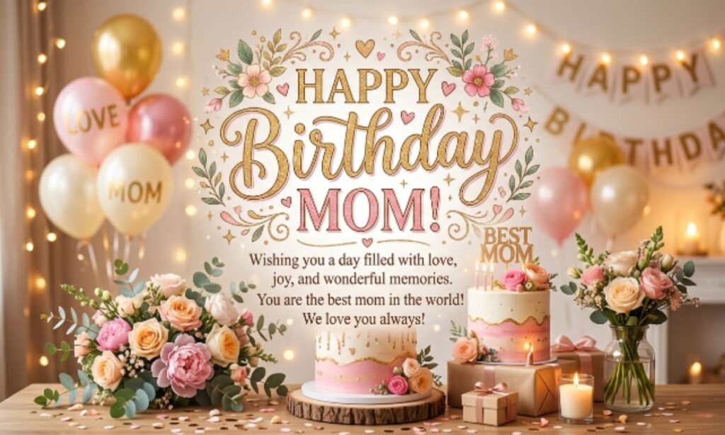 Happy Birthday Wishes For Mom In English