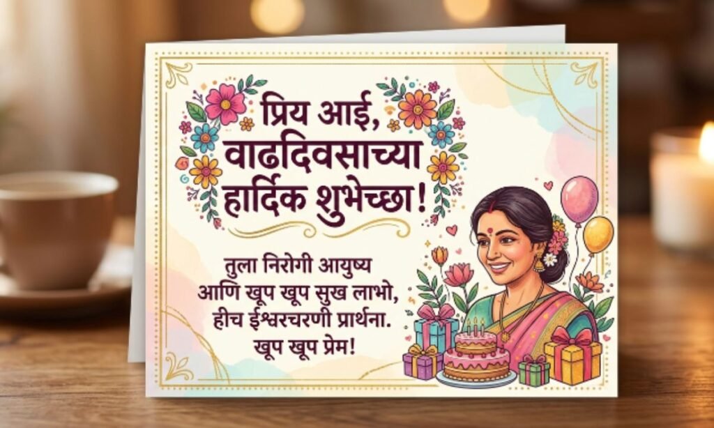 Happy Birthday Wishes For Mom In Marathi