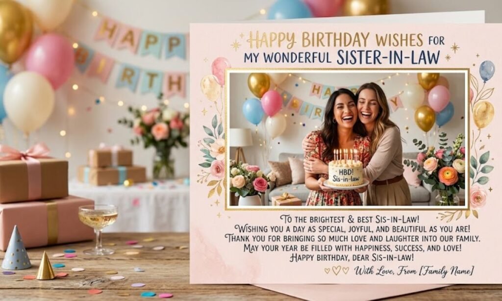 Happy Birthday Wishes For Sister In Law