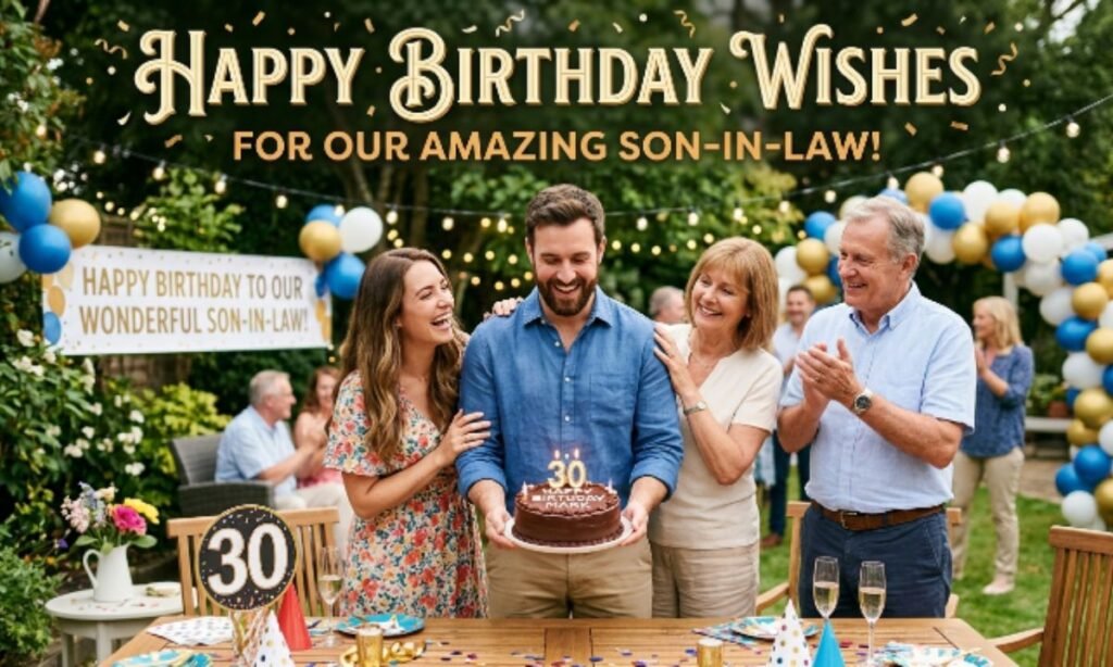 Happy Birthday Wishes For Son-In-Law