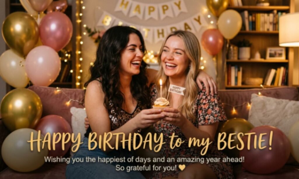 Happy Birthday Wishes In English For Bestie