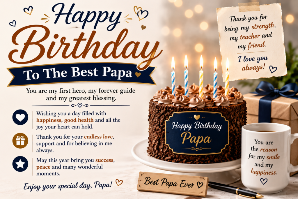 Happy Birthday Wishes In English For Papa
