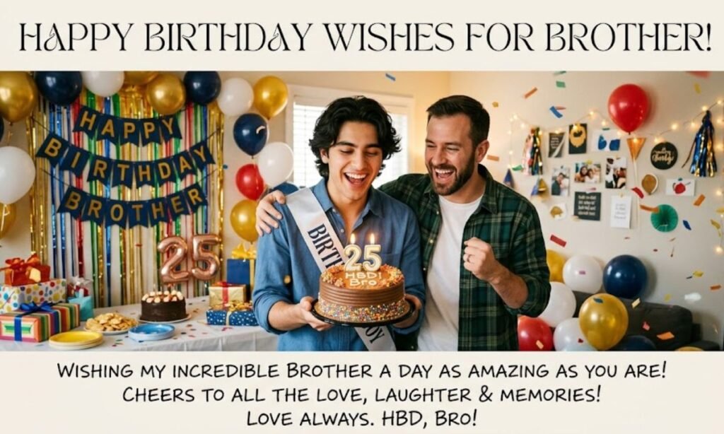  Happy Birthday Wishes for Brother