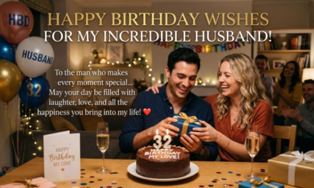 Happy Birthday Wishes for Husband in English