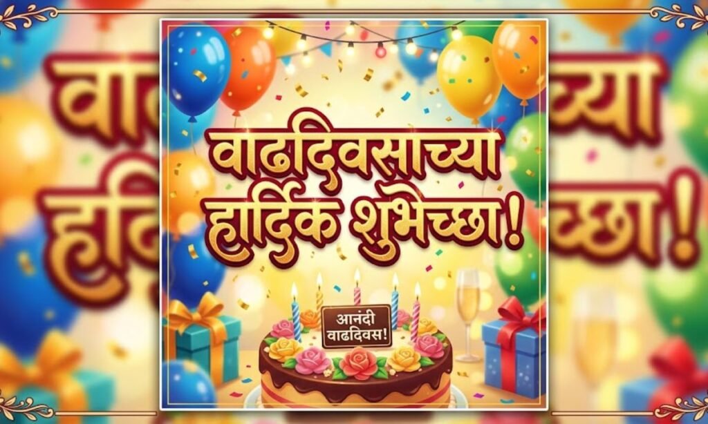 Happy Birthday Wishes in Marathi