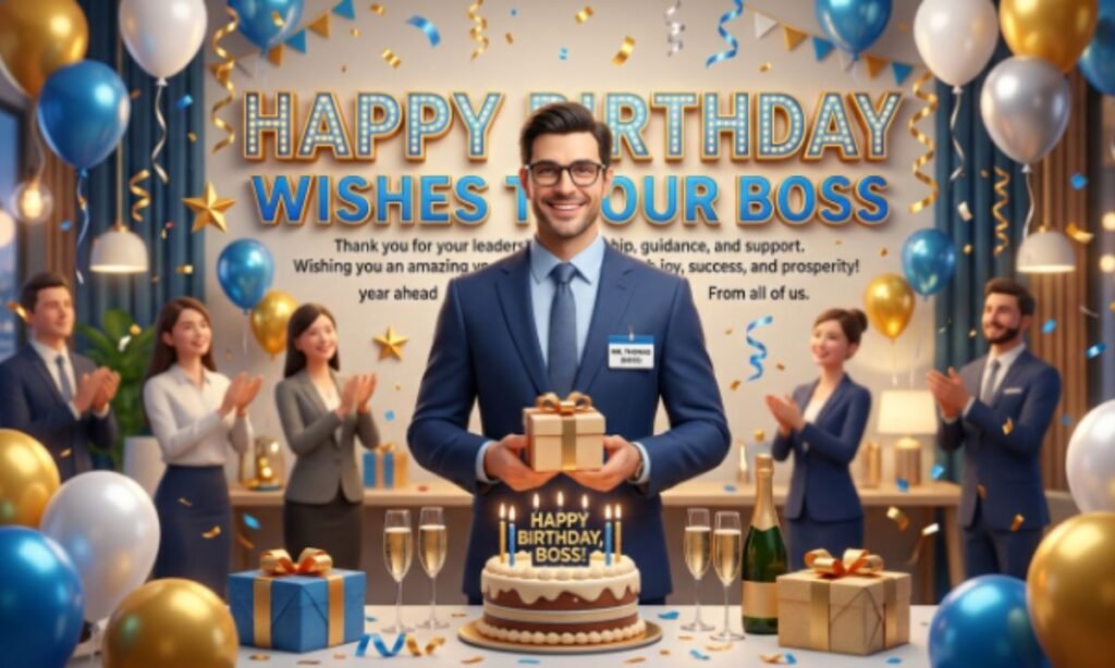 Happy Birthday Wishes to Boss in English