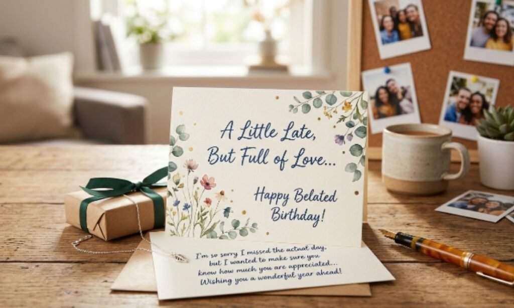 Heartfelt Belated Birthday Wishes