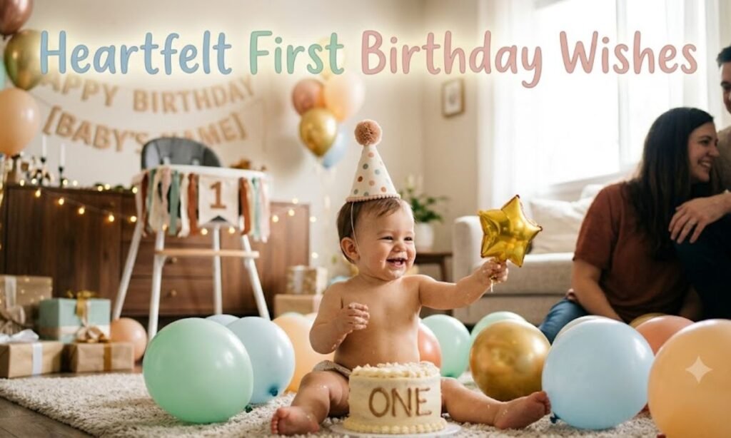 Heartfelt First Birthday Wishes