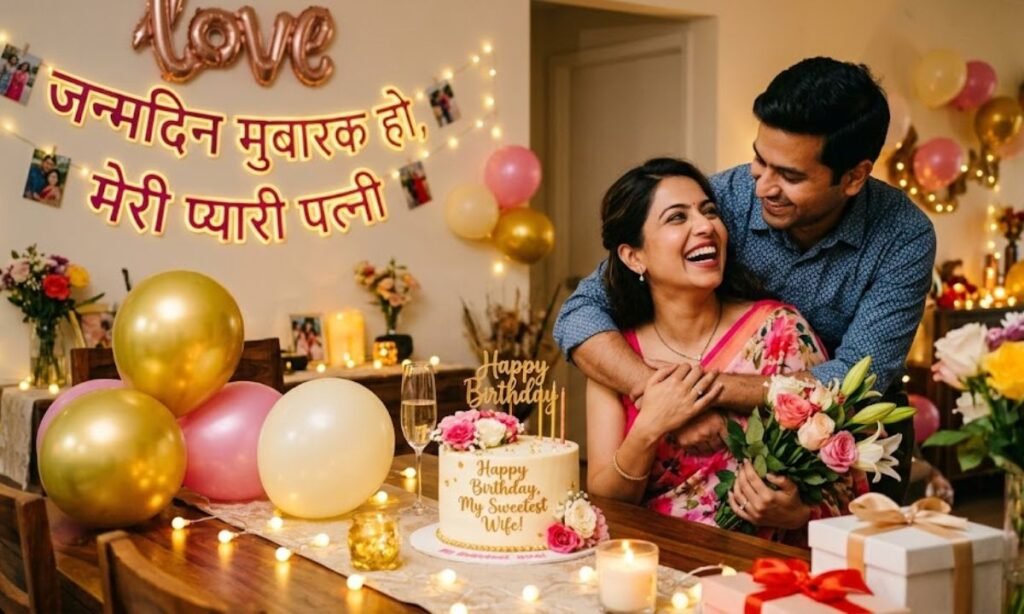 Lovely Birthday Wishes For Wife in Hindi