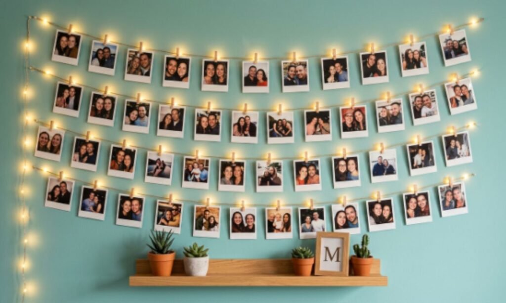 Personalized Birthday Photo Wall Ideas
