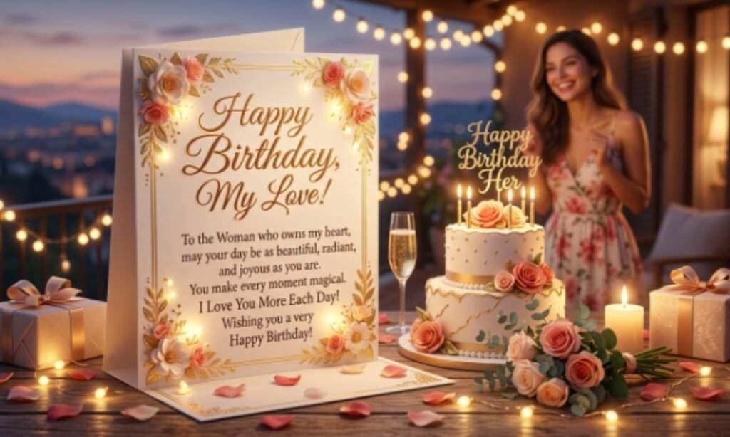 Romantic Birthday Wishes and Greeting Messages for Her
