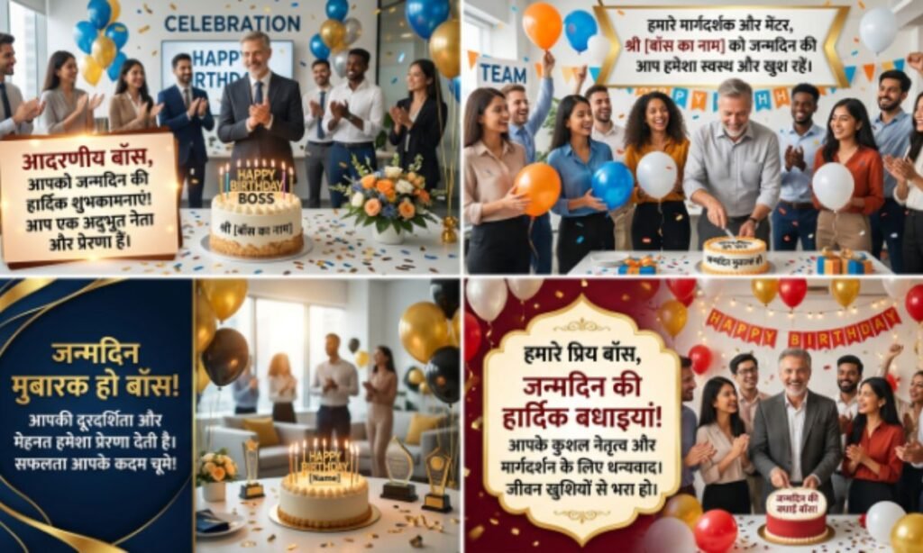 Special Happy Birthday Wishes for Boss (हिंदी में)
