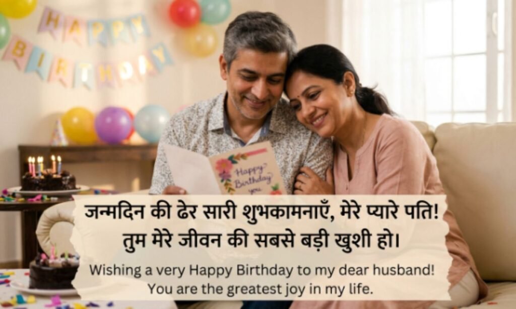 Sweet Birthday Messages for Your Hubby in hindi