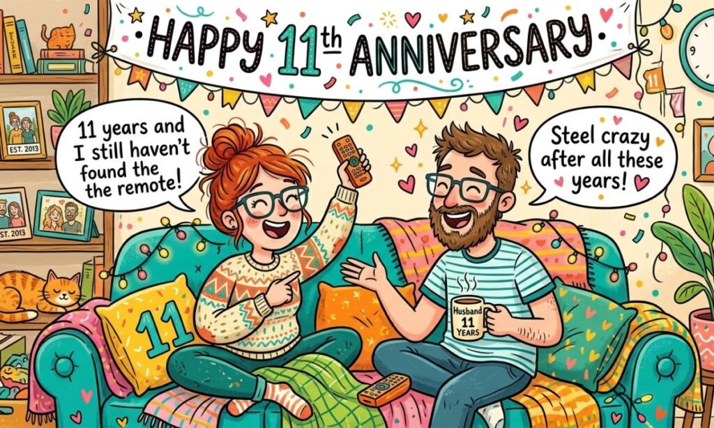 11th Wedding Anniversary Quotes Funny