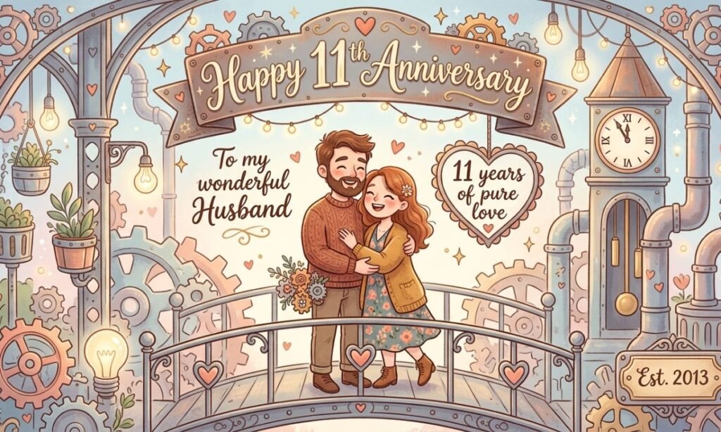 11th Wedding Anniversary Quotes for Husband