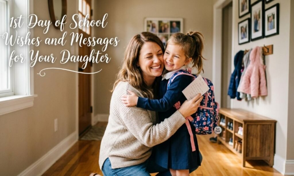 1st Day Of School Wishes & Messages For Your Daughter