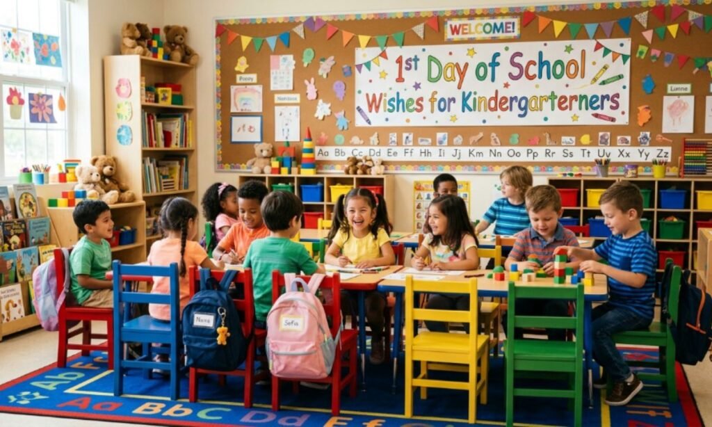 1st Day Of School Wishes for Kindergarteners