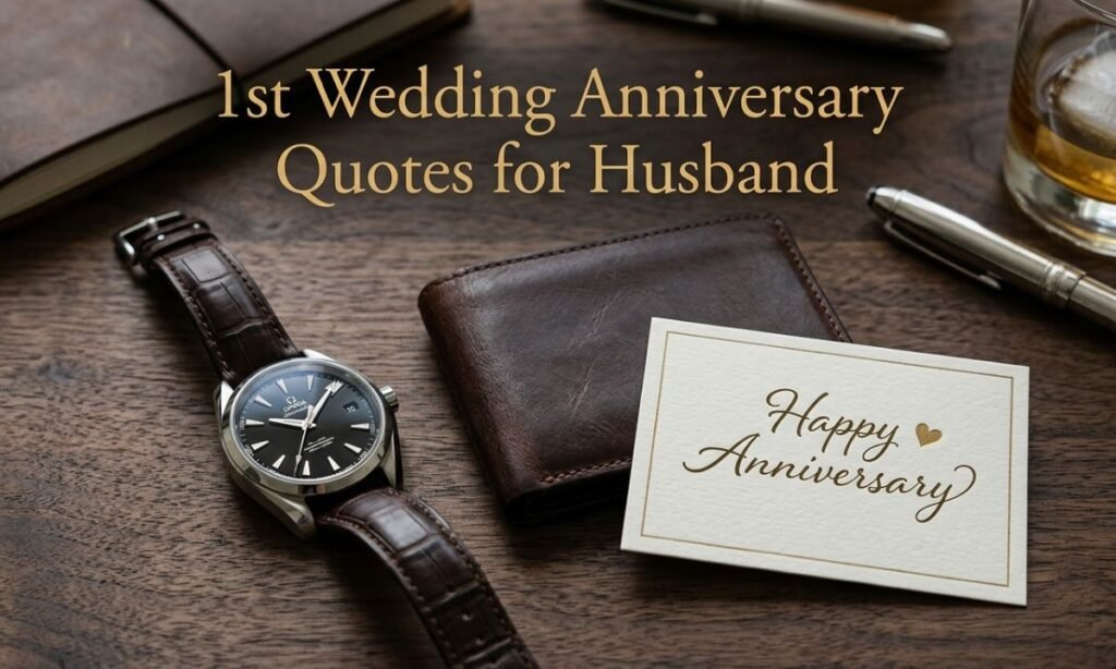 1st Wedding Anniversary Quotes for Husband