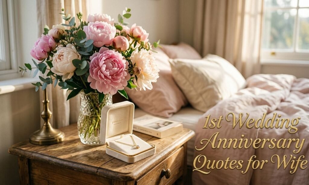 1st Wedding Anniversary Quotes for Wife
