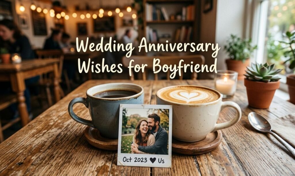 1st Wedding Anniversary Wishes for Boyfriend