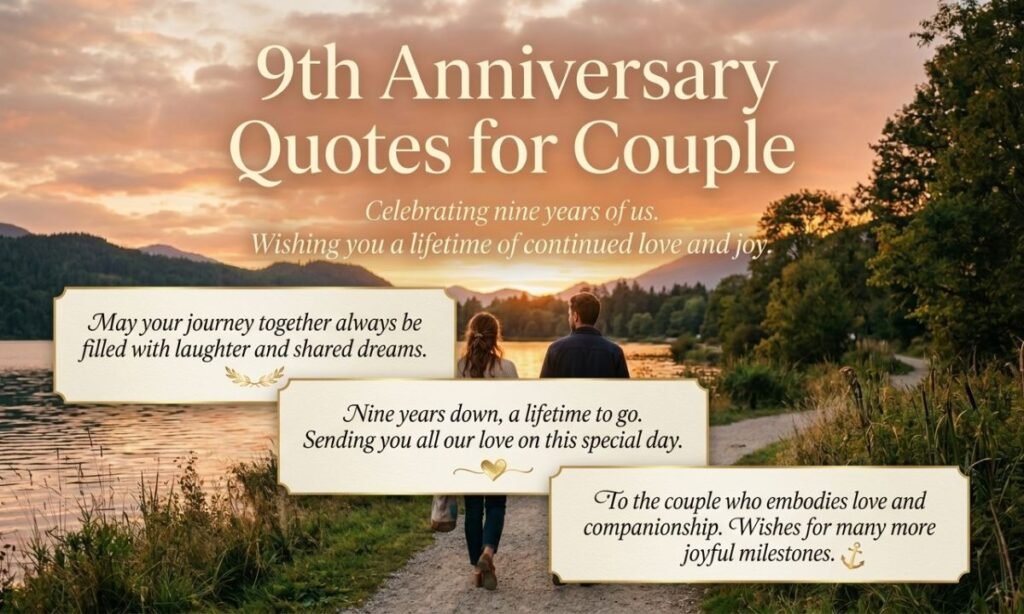 9th Anniversary Quotes for Couple