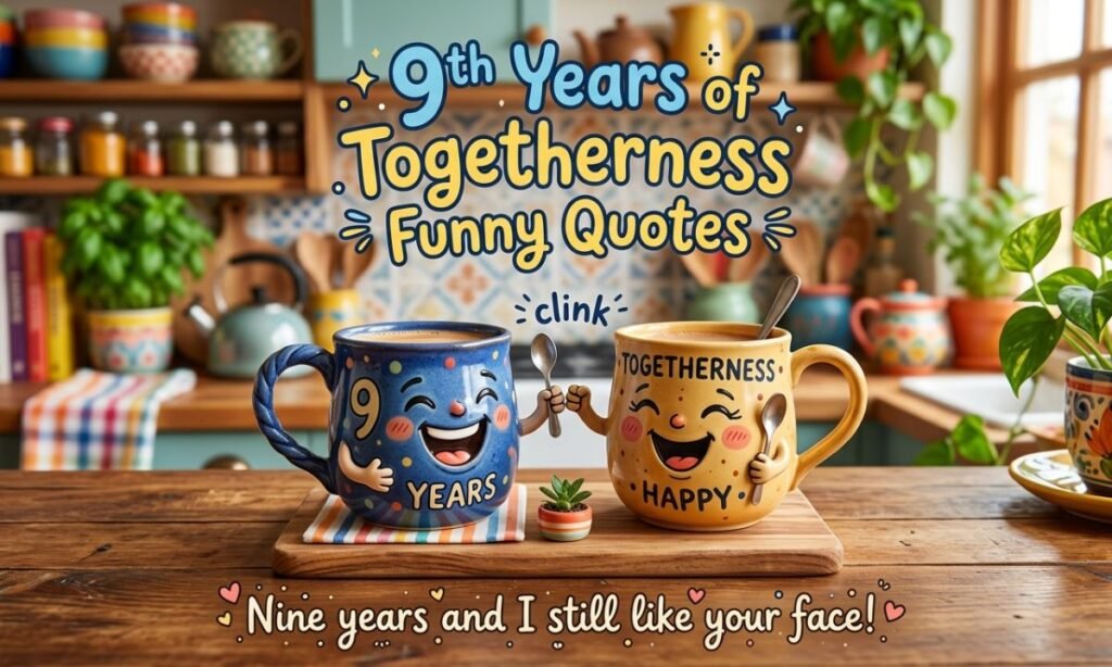 9th Years of Togetherness Funny Quotes