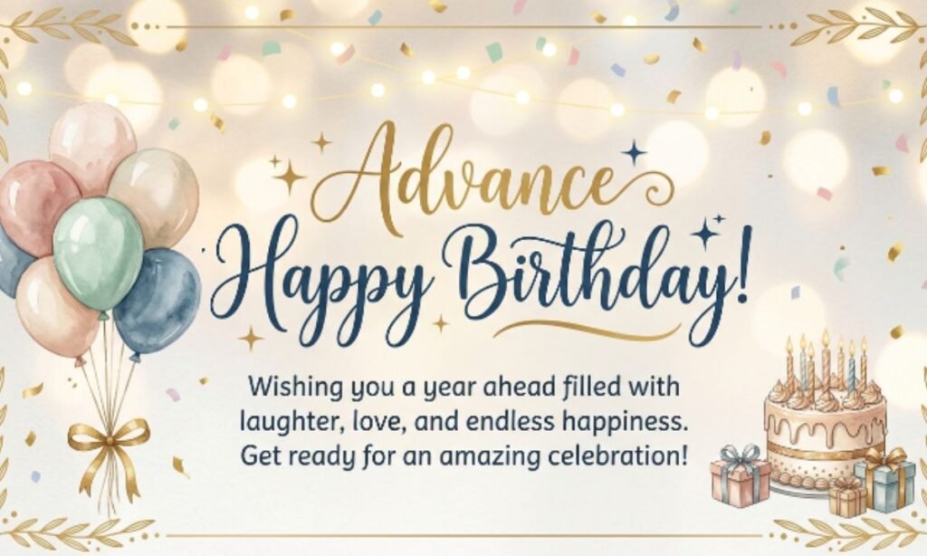 Advance Happy Birthday Quotes