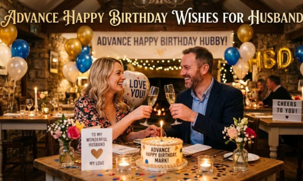 Advance Happy Birthday Wishes for Husband