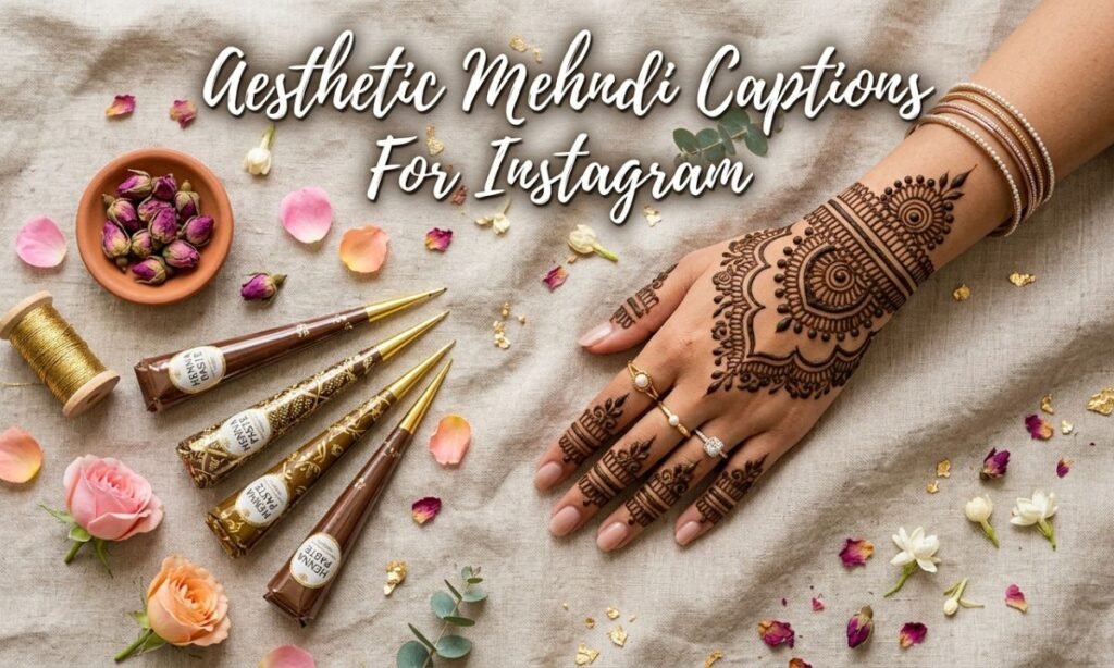 Aesthetic Mehndi Wishes Captions For Instagram