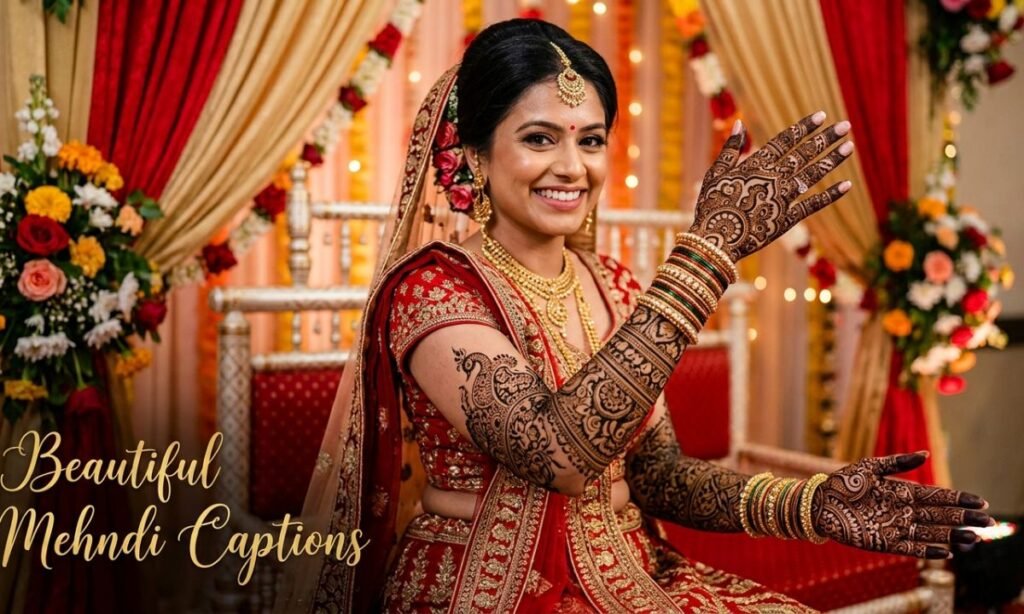 Beautiful Mehndi Wishes Captions