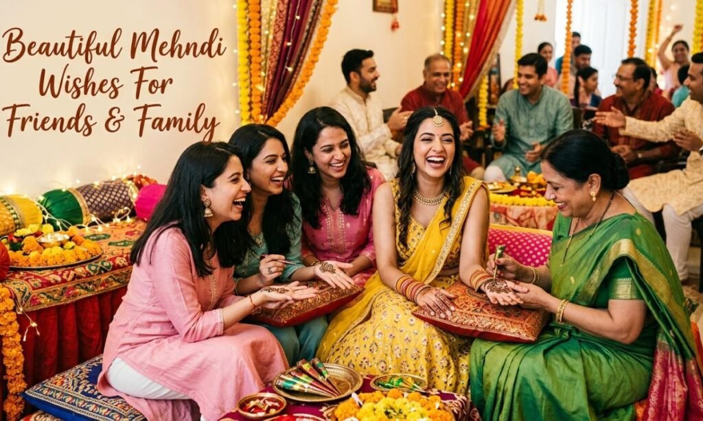 Beautiful Mehndi Wishes For Friends & Family