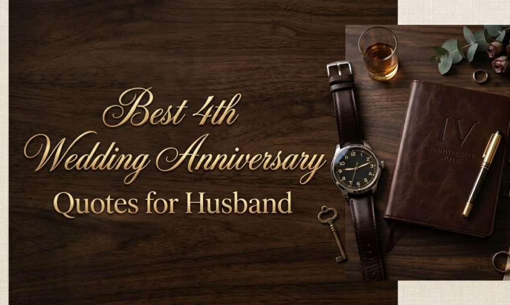 Best 4th Wedding Anniversary Quotes for Husband