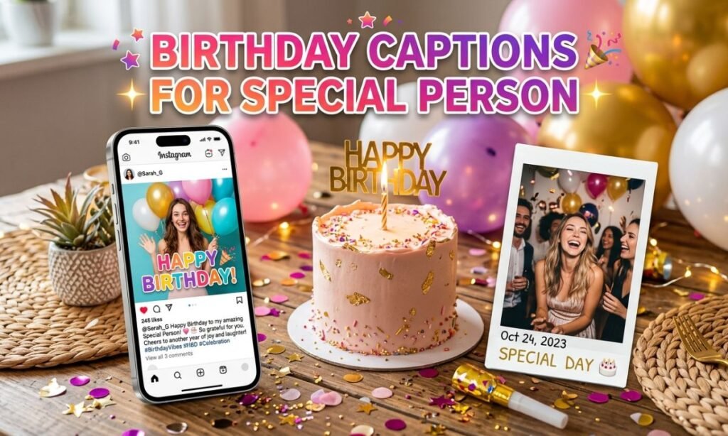 Birthday Captions For Special Person (for InstagramSocial Media)