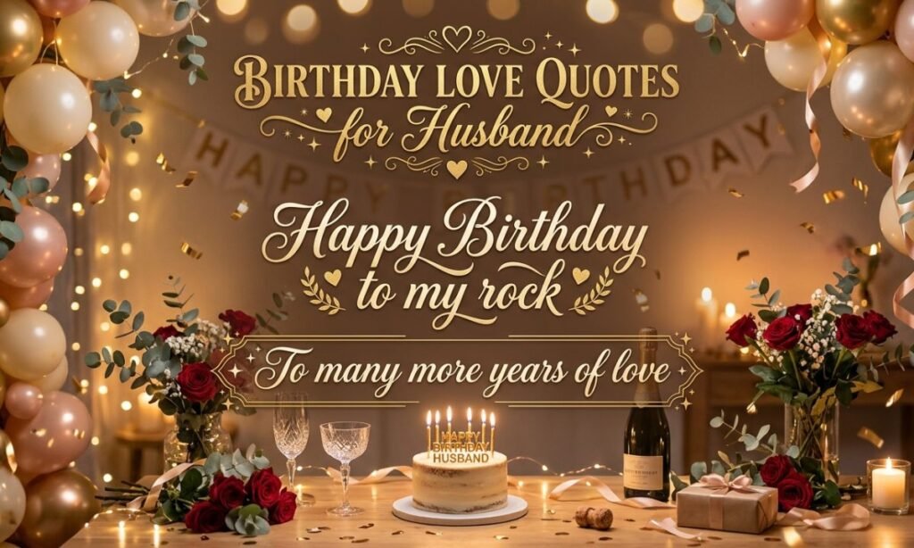 Birthday Love Quotes for Husband