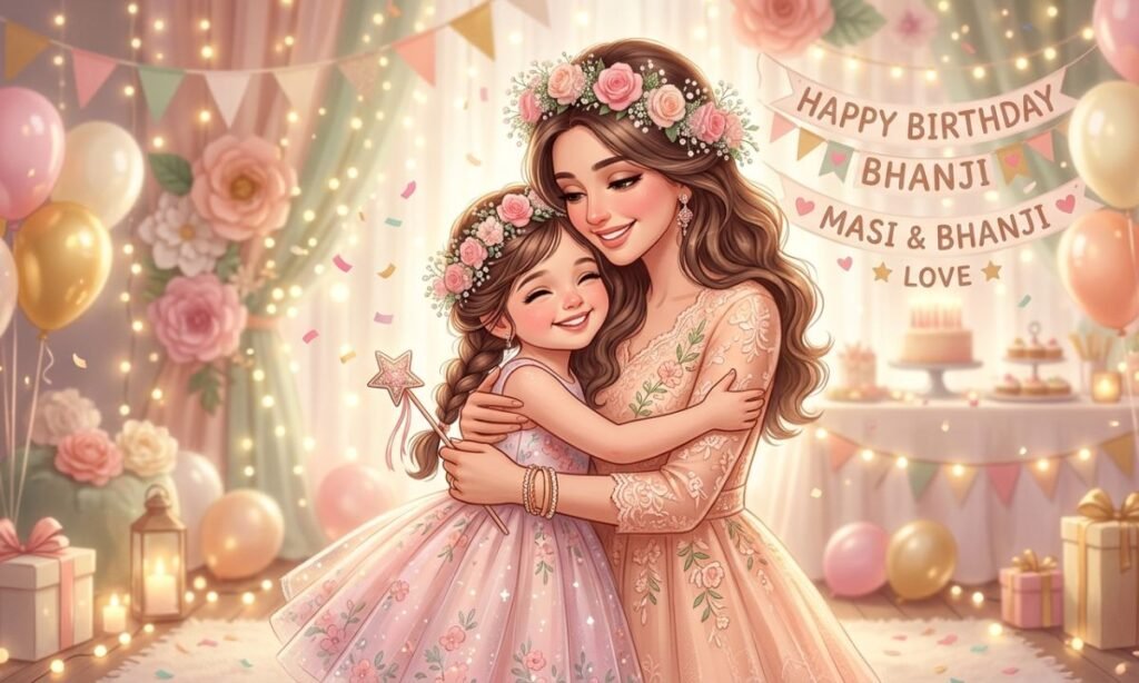 Birthday Wishes For Bhanji From Masi (Aunt)